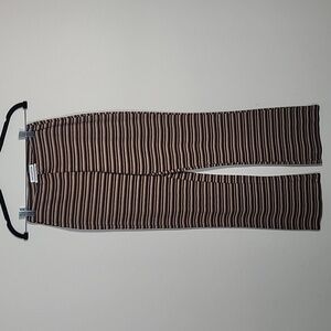 Urban Outfitters Bali Baja Retro Flare Wide Leg Pants Size S Stretchy Y2K Knit